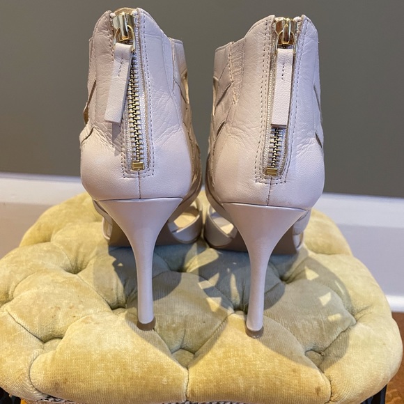 Nine West Leather Stiletto Sandals - Picture 3 of 6